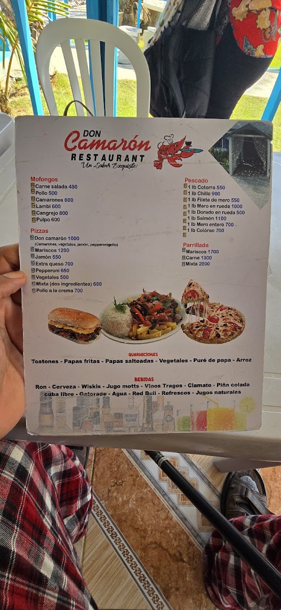 Menu Restaurant Don Camaron-1